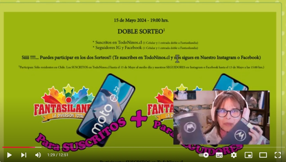 SORTEO FANTASILANDIA - 15 May